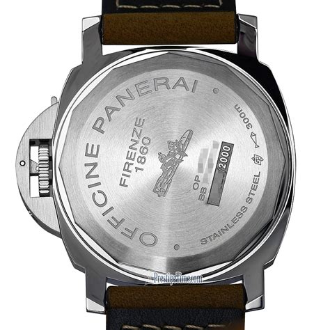 pin button side of panerai case|Panerai base models caseback.